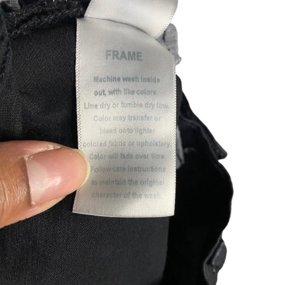 Frame Denim Women Le Skinny de Jeanne in Film Noir - Picture 6 of 10